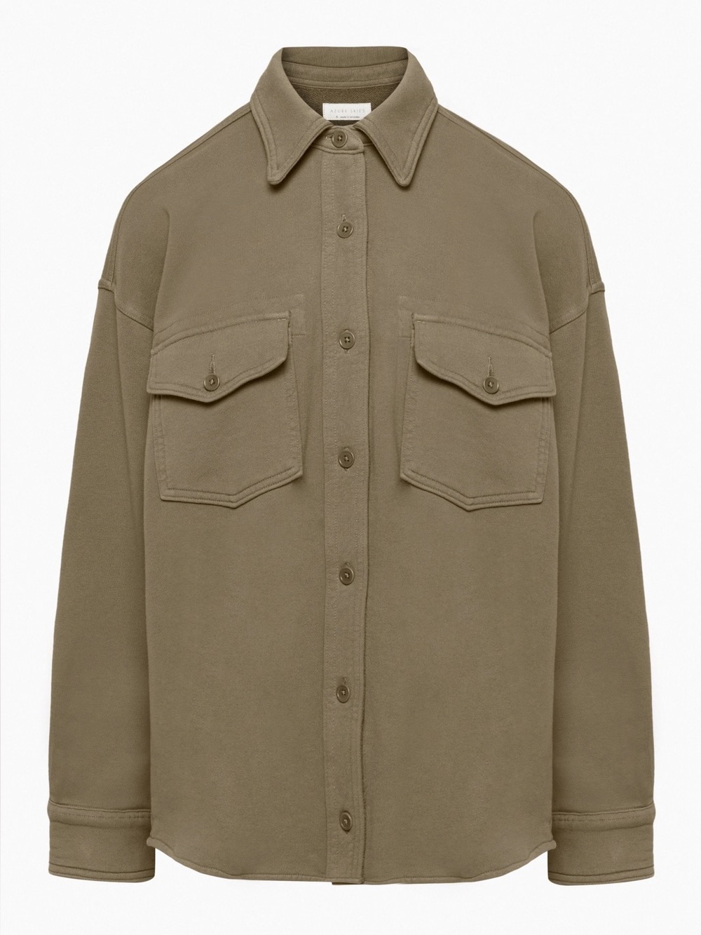 Aritzia Azure Skies Busy Shirt Jacket - Shitake Size Small